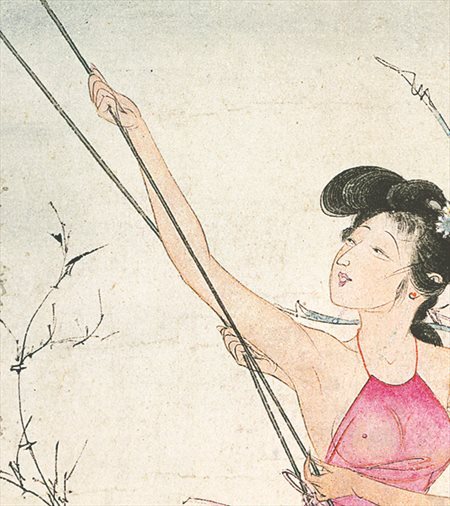 库车县-胡也佛的仕女画和最知名的金瓶梅秘戏图